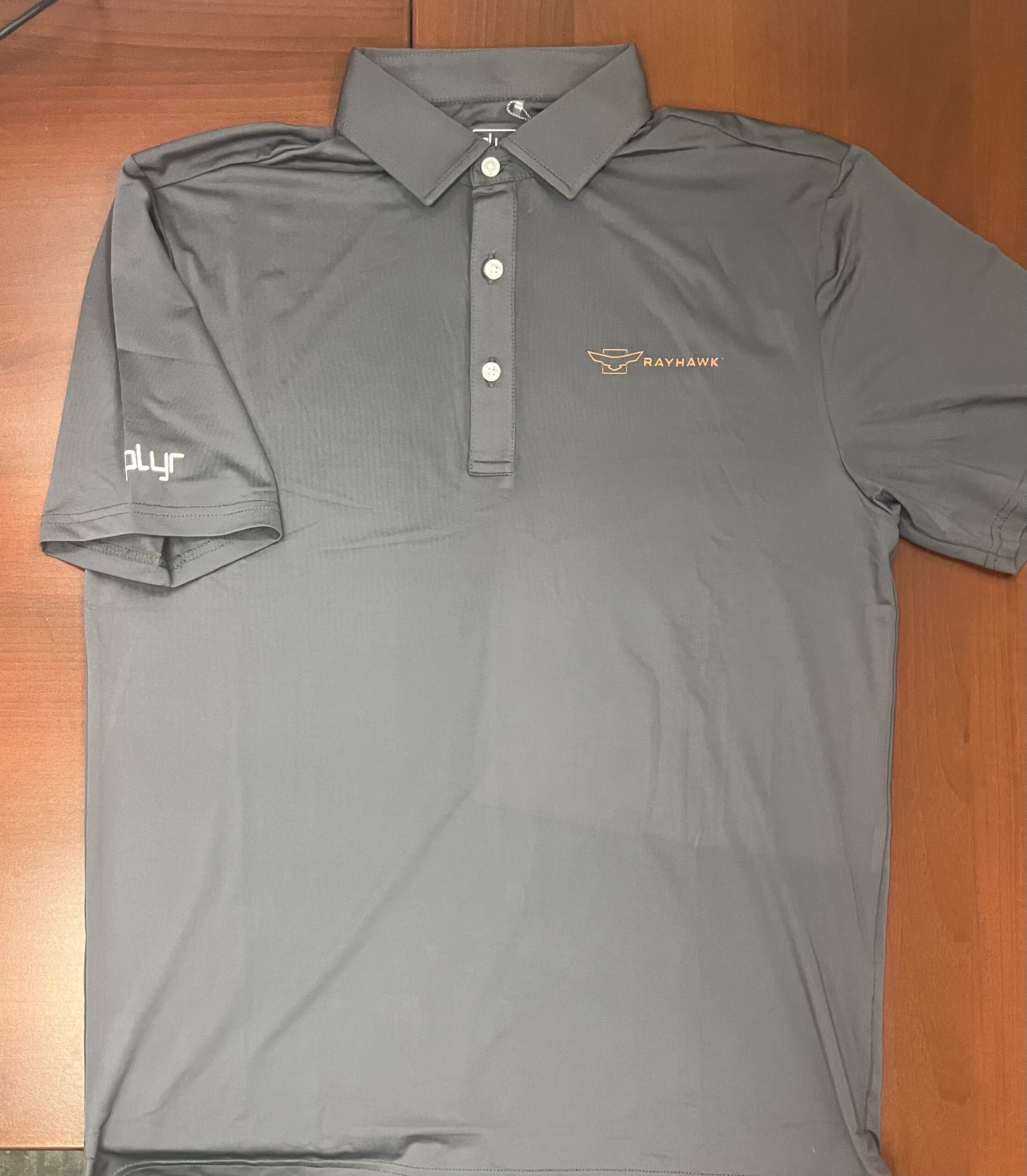 Pre-order PLYR Grey Golf Shirt Mens (RAYHAWK) (new) – Team Power Solutions